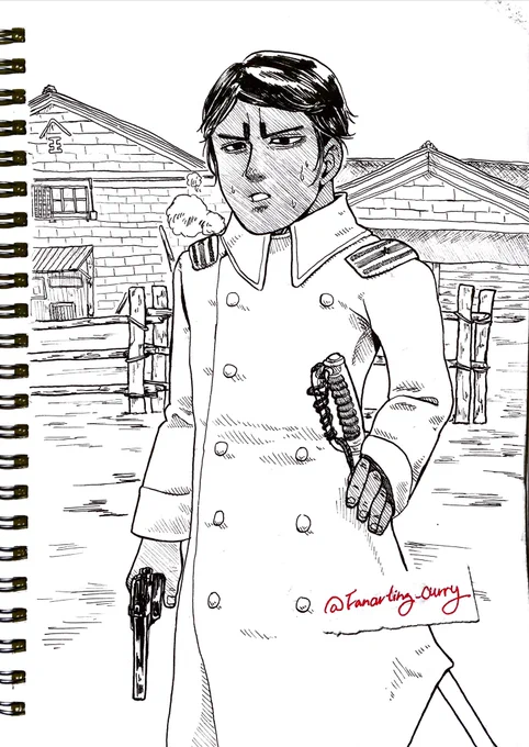 Day 27: Coat
#gkinktober #inktoberday27 #goldenkamuy 