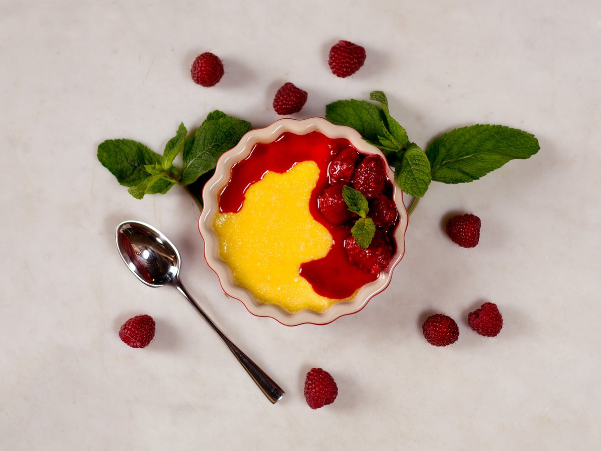 Baked vanilla pudding with hot ... 
 
#BakedPudding #BakedVanillaPudding #BakedVanillaPuddingWithHotRaspberries #Bordeaux #Dessert #EasyDessert #Egg #EggYolks #HeavyCream #HotRaspberries #Milk #RaspberryBrandy #RedWine #Sauternes #Sugar
 
diningandcooking.com/66429/baked-va…
 
.