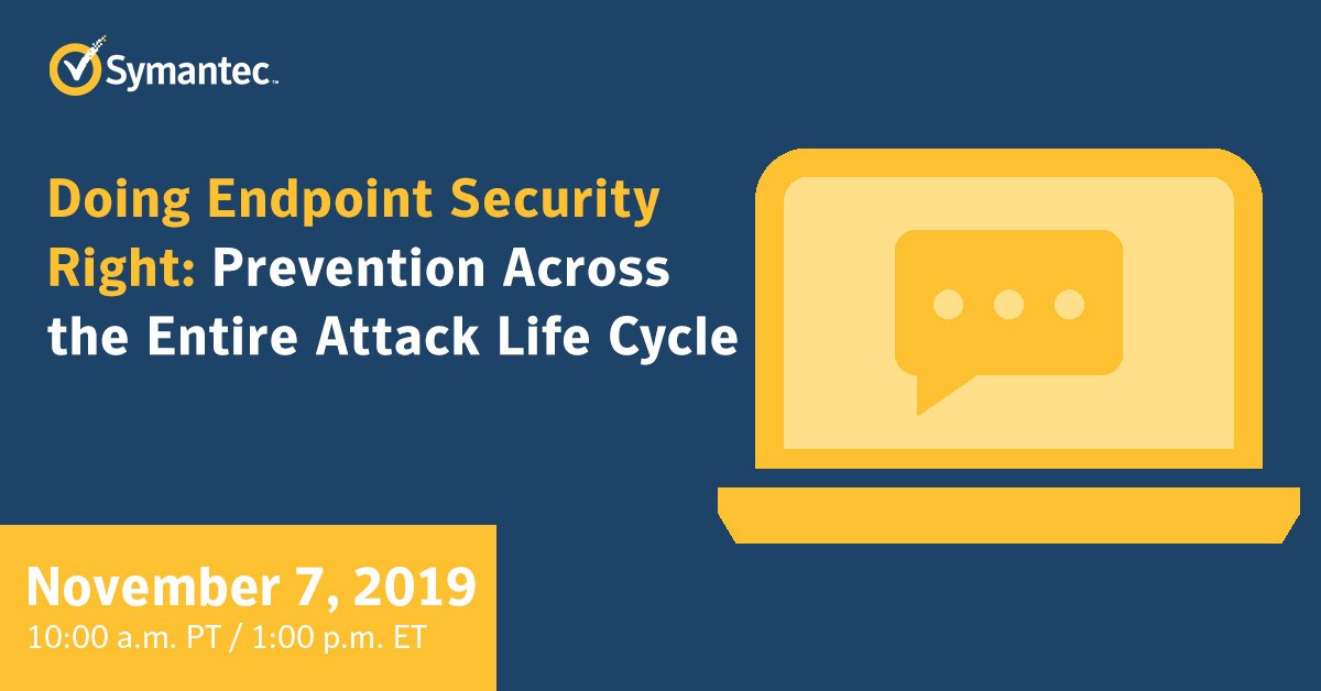 SotiriouP's tweet photo. Mark your calendar for November 7 to join this webinar to hear top trends driving the need for a more comprehensive endpoint security approach. Register now: https://t.co/Fonz86v2ao https://t.co/I3kiNGLAsC