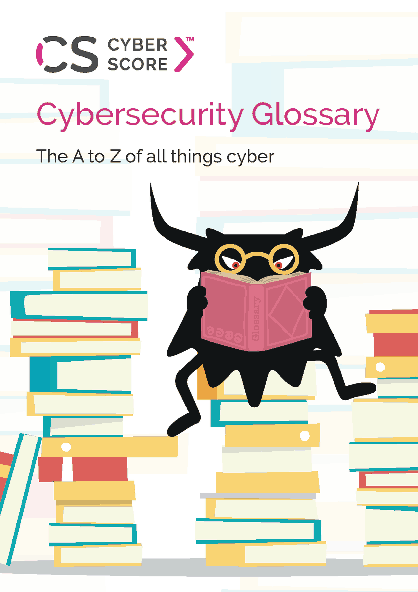 Get your #FREE Cybersecurity A-Z Glossary for #Cybersecurity Awareness Month - mailchi.mp/cyberscore.com…