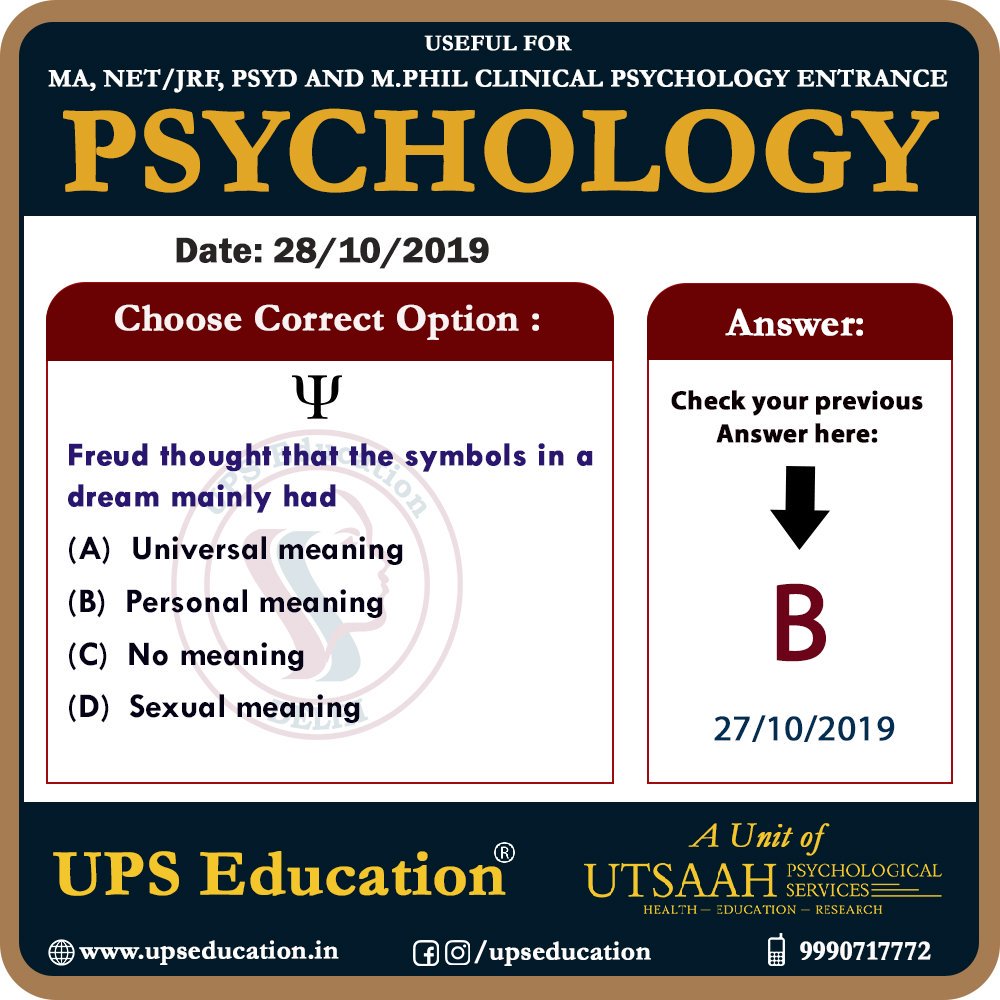 upseducation's tweet photo. #netjrfpsychologyexams #mapsychologyentrance #net2019 #ntanet2019 #psychology #NTA #ntaexams #ntanet #psychologycoaching #bestcoachingpsychology #netpsychology #mapsychology #mphilpsychology #clinicalpsychology #ntanetjune2019 #bestpsychologycoaching https://t.co/RfPMkkHAwn