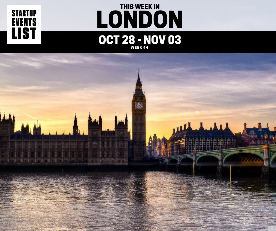 This week, see 67 startup and tech events coming up in London. startupeventslist.com/london

#London #UK #startups #tech 

"<a href="/citymeetstech/">City Meets Tech</a>
<a href="/ClimateKIC/">EIT Climate-KIC</a>
@coadec
<a href="/codebasetech/">CodeBase</a>"