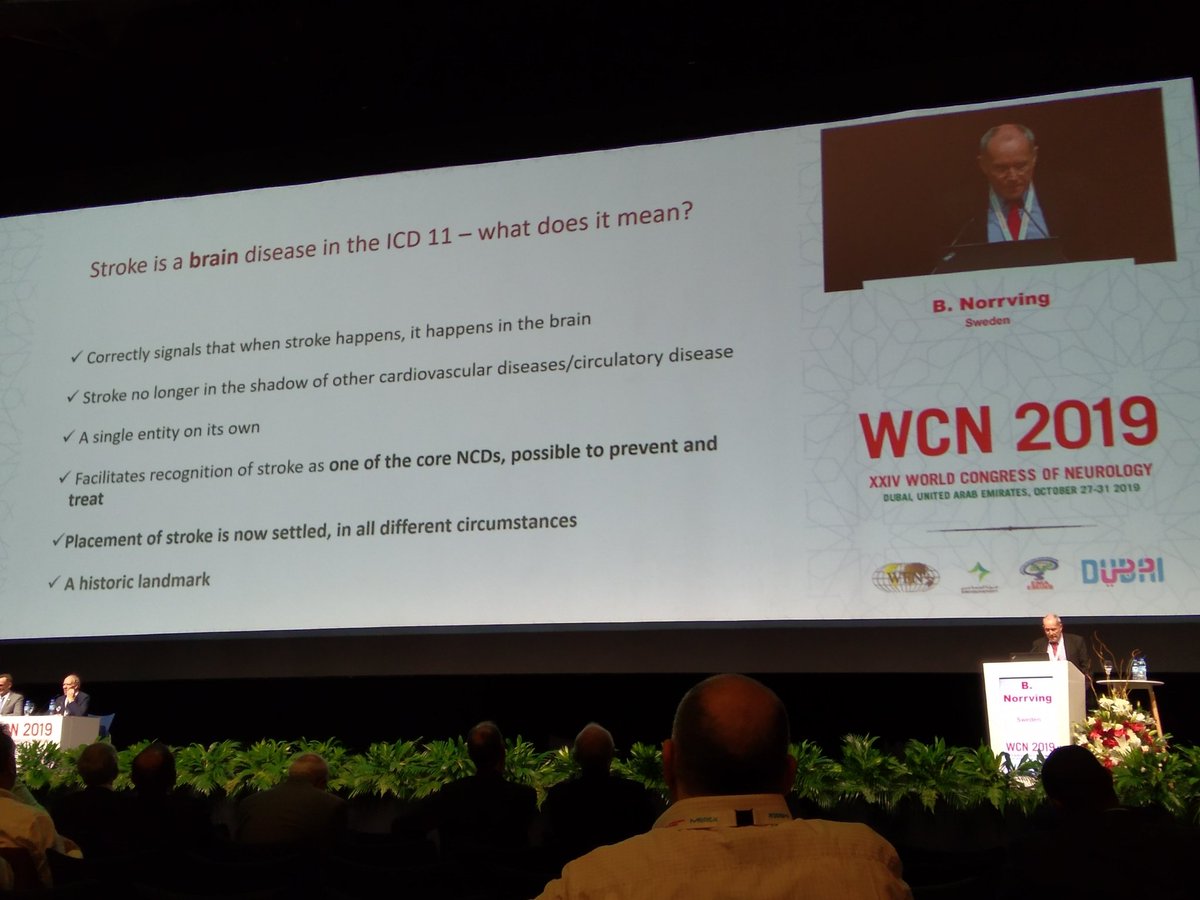 darya_0601's tweet photo. Professor in neurology at Lund University, Sweden Bo Norrving about reclassification of stroke as a neurological diseases
@WorldStrokeOrg @WorldStrokeEd @wfneurology #WCN2019 https://t.co/5fF6aUNcdR