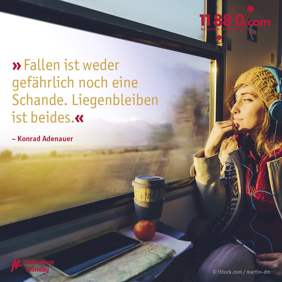 11880com's tweet photo. #dawerdenSiegeholfen #11880com #motivationmonday #motivation #konradadenauer #nevergiveup https://t.co/6hhM5z2p3L