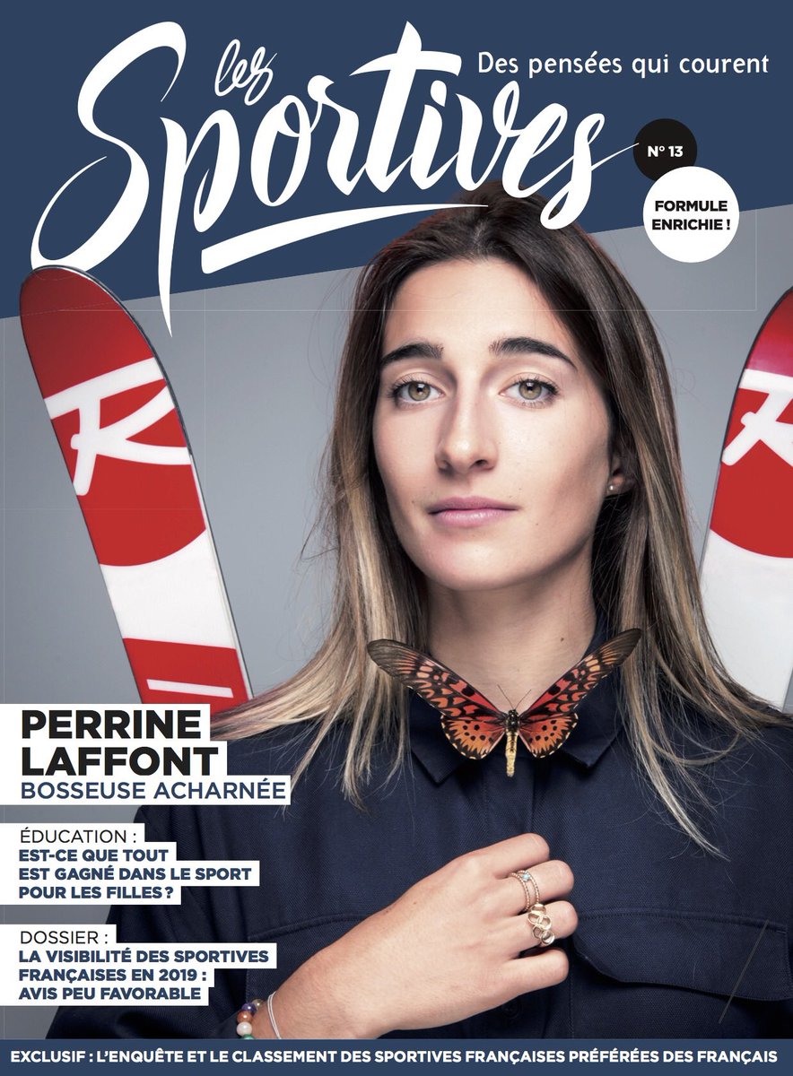 La voici, la couverture du Numero 13 de notre magazine #LesSportives un numéro chanceux ! Formule enrichie : 10 pages en plus, toujours plus de qualité,.. toujours plus de sport féminin ! A la UNE vous l’avez compris, la bosseuse acharnée Perrine Laffont.