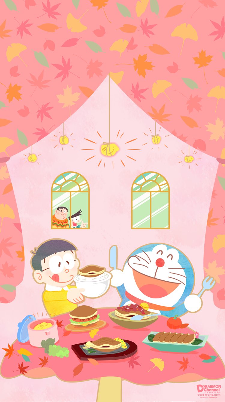 Twitter 上的 荒ぶる神々馬場 ドラえもん伝道師 このドラえもんの壁紙可愛いんだけど どら焼きをナイフとフォークで食うの 逆に蛮族だなって思う 藤子f不二雄 ドラえもん T Co Qi9lpnm3rb Twitter