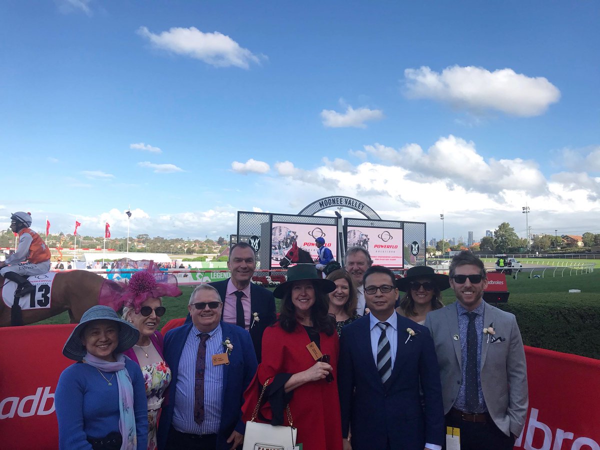 PowerfloSoluti1's tweet photo. We again proudly sponsored the POWERFLO Stakes on Saturday, just after the 99th running of the WFA Cox Plate! A wonderful day at Moonee Valley! Congratulations to the connections of Amangiri. #coxplate #LoveTheValley @PowerfloSoluti1 https://t.co/115PJf6mBk