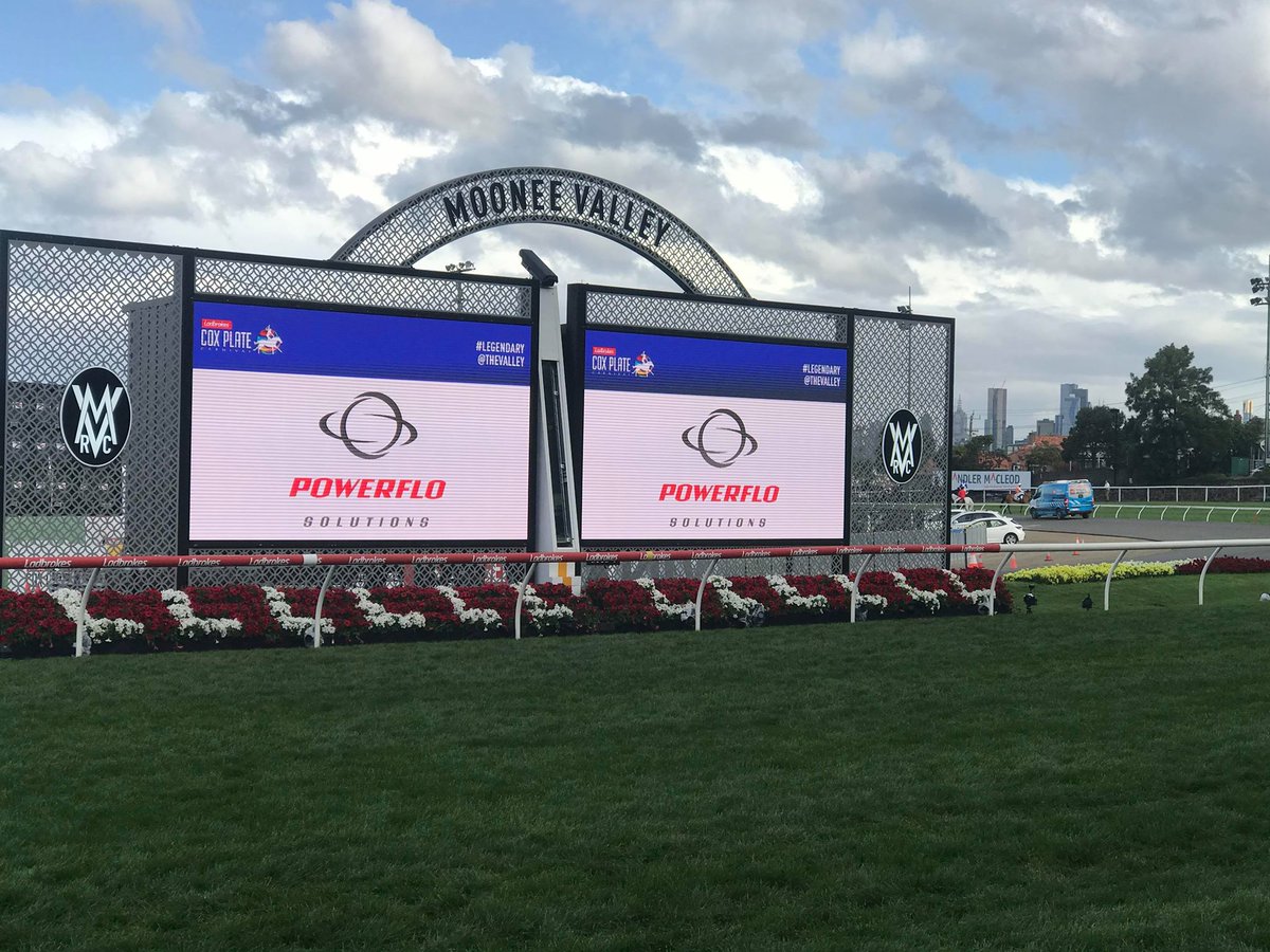 PowerfloSoluti1's tweet photo. We again proudly sponsored the POWERFLO Stakes on Saturday, just after the 99th running of the WFA Cox Plate! A wonderful day at Moonee Valley! Congratulations to the connections of Amangiri. #coxplate #LoveTheValley @PowerfloSoluti1 https://t.co/115PJf6mBk