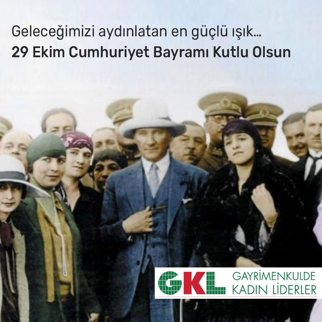 Geleceğimiz, Cumhuriyet ile aydınlandı.   
29 Ekim Cumhuriyet Bayramı Kutlu Olsun.