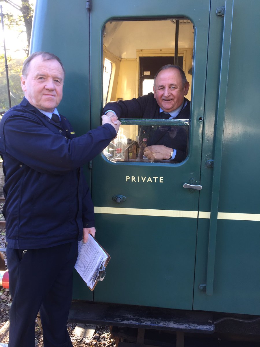 RailwayTrust's tweet image. Well done to @RailwayTrust Chairman, Kevin Richardson passing out as driver on #class108 after many hours spent bringing unit back to service