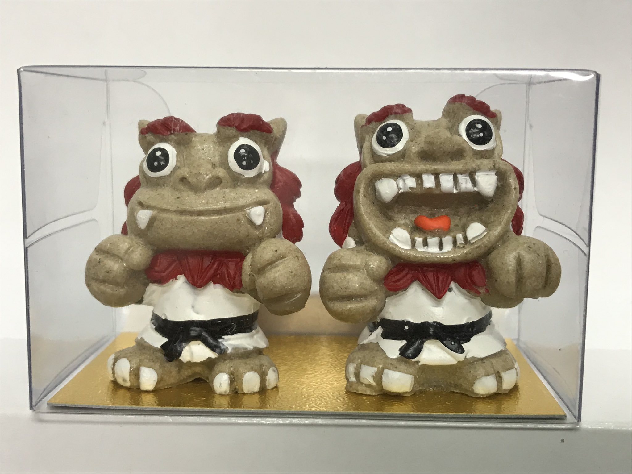 くだか企画 くだか企画オリジナルシーサー 空手シーサー赤 青 ピンク 黄 販売価格 500 税 幅 8cm 奥行 4 5cm 高さ 5cm この商品買いたい方 気になる方がいればdmください シーサー くだか企画 沖縄 T Co Lc7rr1biir Twitter