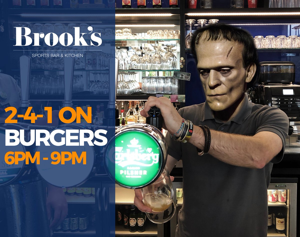 Double, double, toil and trouble; 🎃🎃
fire burn and cauldron bubble 🔥 ⚰️
dripping cheese, smoking grill, 🧀 💨
kitchen witchcraft is our skill, 🧙🧙
buy a burger, get one free 🍔🍔
on ghouls night this Halloween 👻 👻 

** 6pm - 9pm this Thursday 31st October! **