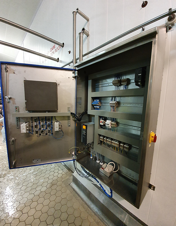 DeltaRockGroup's tweet photo. Another successful completion of the project inclusive of control panel design and build as well as on-site electrical installation and support during commissioning.

#deltarockgroup #rittal #hygienicdesign #ABB #chartrecorder #cheesemanufacturing https://t.co/gacDjkGNW9
