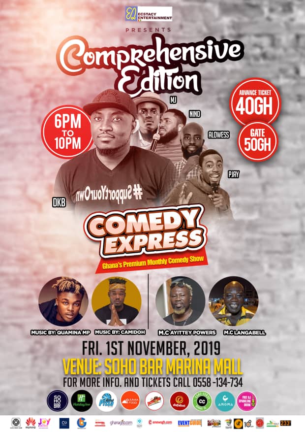 dkbghana's tweet image. Save some money for it, it's this Friday! 🤸‍♂️ 🕺 😂 😂

#ComprehensiveEdition #ComedyExpress