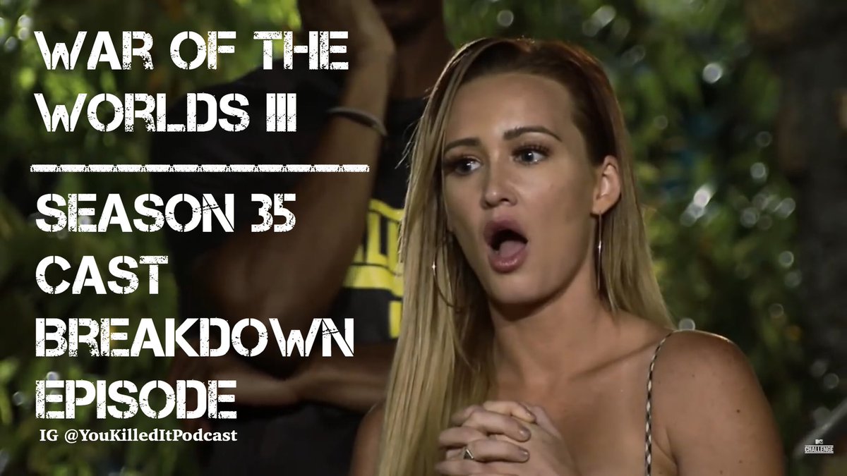The look you get when you find out we broke down the entire cast of the upcoming season in this midweek episode **spoilers** Episode out now!!! #mtvchallenge #mtv #realworld #roadrules #waroftheworlds #waroftheworlds2 #rwrr #bigbrother #survivor