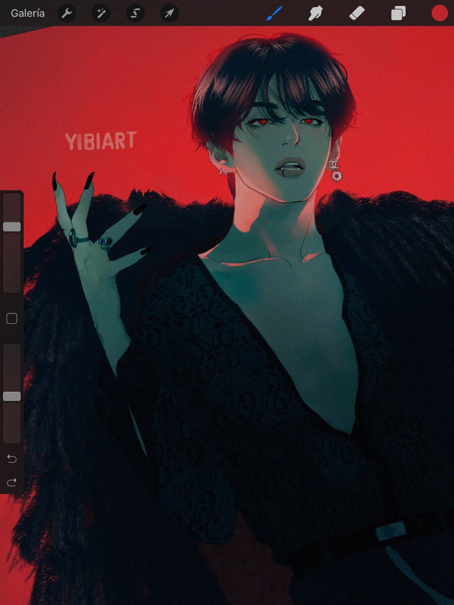 yibiart's tweet photo. Half God💎
Half Devil🔥
#taehyung #btsfanart #V https://t.co/AmjWa879p5