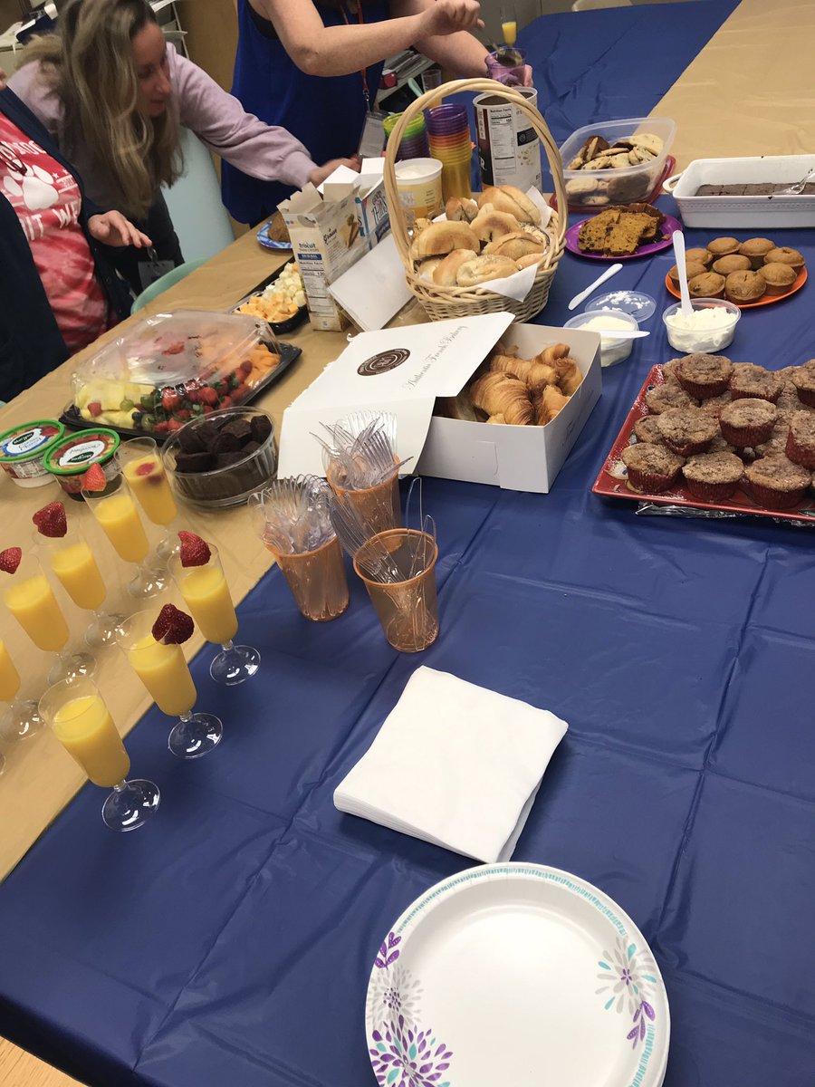 TamarVacca's tweet photo. Congratulations to @PrincipalReiner on his tenure!!! Orange juice cheers to Mr. Reiner!! SJG is so lucky to have you as our principal! @SJGPride #peqpantherpride https://t.co/8uETBevcSa