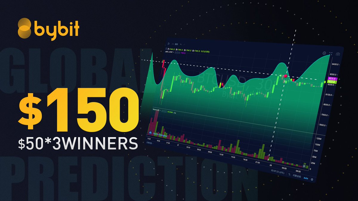 🔥Bybit Global Price Prediction Contest!

👀Join our TG to see detail rules:
t.me/BybitTradingCh…

#Bybitmonthlyprediction