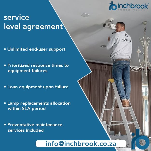 InchBrookAV's tweet photo. Is rapid support is required or it`s easier to budget monthly payments, consider Service Level Agreements •Unlimited end-user support •Prioritized response times •Loan equipment •Lamp replacements •Preventative maintenance.
Ensuring the best return on investment for your AV. https://t.co/lzdrrKMWRA