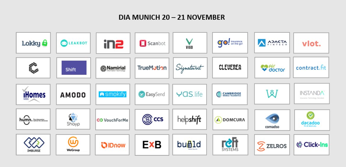 First 40 Insurtechs of the DIA Munich Line-up! 

Less than 30 days until DIA Munich 20-21 November and we’re very excited to share the names of 40 of the 50 handpicked insurtechs that are part of the DIA Munich line-up!

Click here:
bit.ly/2N9e6Ol

#DIAMUC