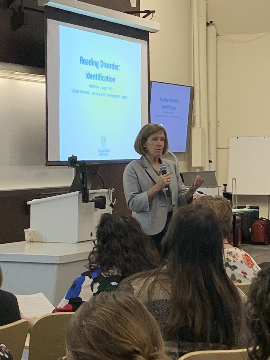 Lucy Calkins at the Dyslexia Institute @TCRWP #TrinityLearns