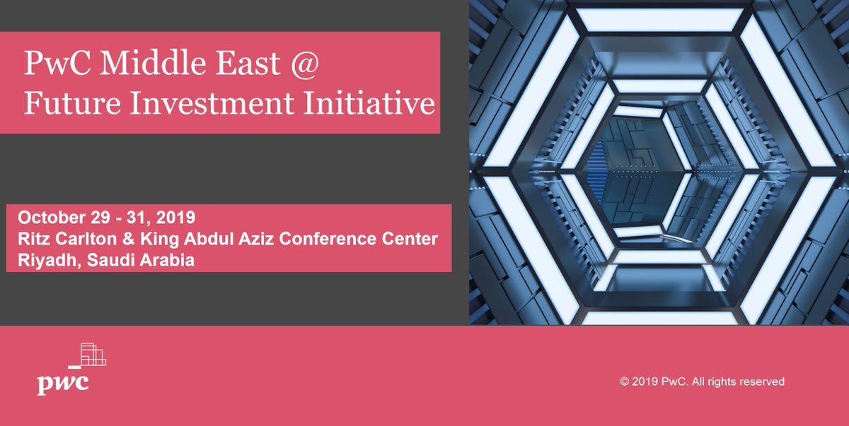 PwC_Middle_East's tweet photo. Stay tuned with our team during this week’s @FIIKSA where we will be moderating panels on the breakthroughs in MedTech and digital health and examining the future of the global tourism industry. #FII2019 @strategyandME @HamishClark @NicolasMayerPwC https://t.co/36ghxV4f1R