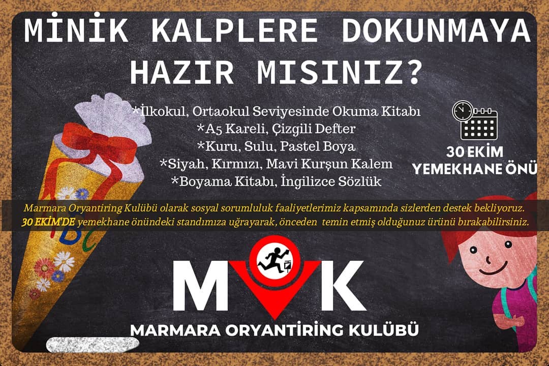 MİNİK KALPLERE DOKUNMAYA HAZIR MISINIZ?
Başıbüyük kampüsü için ileri tarihte çalışma yapılacaktır.
Şehir dışından kargo gönderimi yapabilirsiniz.
İLETİŞİM için dm göndermeniz yeterli ❤️
#MarmaraÜniversitesi
#MarmaraOryantiringKulübü <a href="/erolozvar/">Erol Özvar</a> <a href="/MarmaraIsletme/">MÜ İşletme Fakültesi</a> @marmaraunv