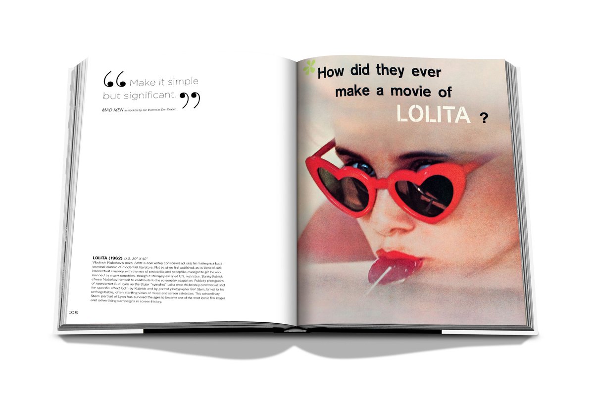 DailyLuxury04's tweet image. Dedicato agli #addictedto settima arte, il new #book book di @AssoulinePub “Cinema On Paper. The Graphic Genius of Movie Posters" che comprende oltre 100 #films #posters della collezione privata di Dwight M. Cleveland. #Cinema #movies #books