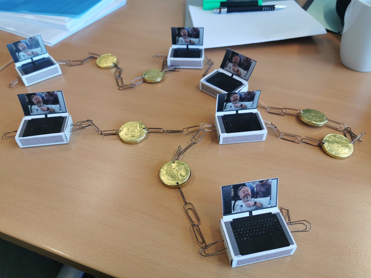 BAM - My own #Blockchain #birthday #Digitalisierung #bestekollegen #trovarit @IT_Matchmaker