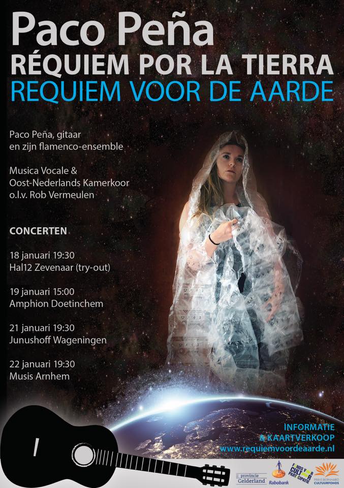 Paco Peña komt met #flamenco #requiem naar #NL ! Zet in je #agenda2020! 18-22 januari #Arnhem #Doetinchem #Wageningen samen met <a href="/MusicaVocale/">MusicaVocale</a>     Meer info requiemvoordeaarde.nl