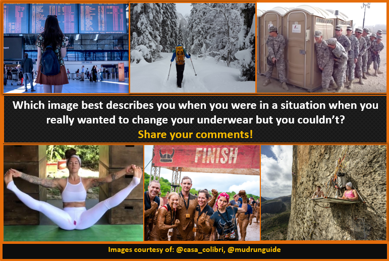 GoKymando's tweet photo. Have a look at these images: Can you relate? Can you think of any other situation where you really needed to change your underwear and you couldn't? 3 weeks of conversations remaining with #onprime2019 - Let's have a conversation info@goykmando.com.au
@onaccelerator @DEF_Aus https://t.co/QWJAxDjPL5