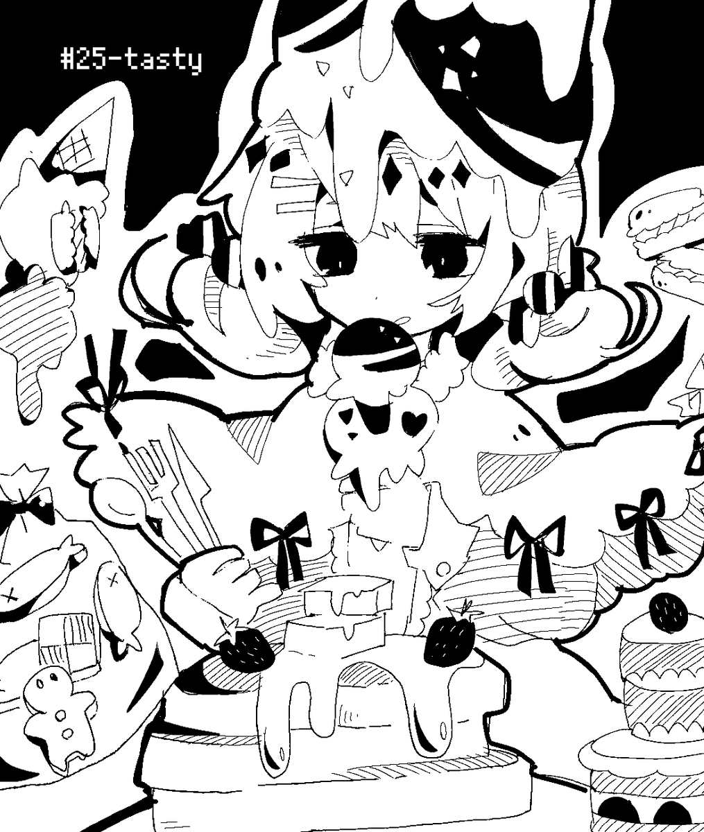 Day 25: Tasty
#Inktober2019 
#Inktober 