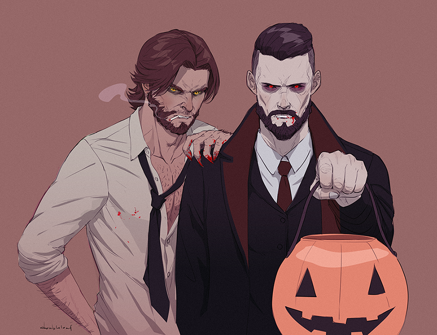 Some neighbor failed to give them treats apparently 🤔 
<a href="/Game_pusher/">(F)randomica</a> and <a href="/Draegon1993/">Draegon1993</a> asked for Vampyr Jonathan and "a hot werewolf" (The Wolf Amongs Us) respectively for Halloween! 🎃