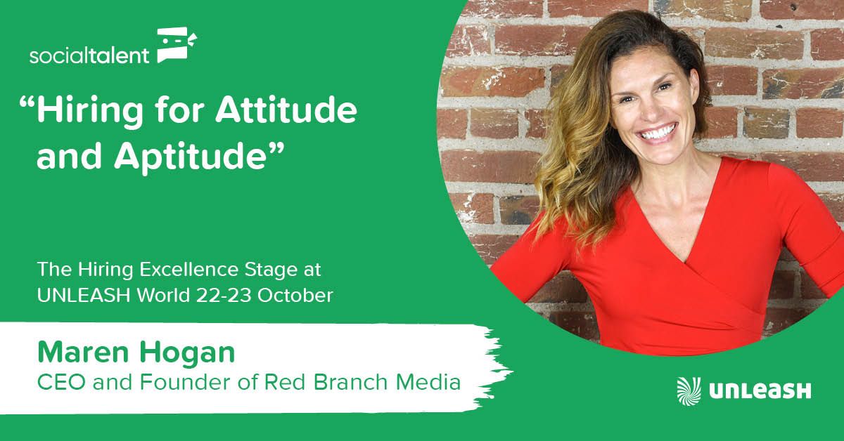 jamesmrecruits's tweet photo. In @SocialTalent's latest blog they spoke to @marenhogan ahead of her talk at UNLEASH highlighting the importance of #Hiring people with the right #attitude 
Click below for her 3 key takeaways......
https://t.co/OJyRYEyyNF https://t.co/AVuweLymje