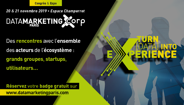DataMarketParis's tweet photo. [WE ARE THE #DATAMARKETING REVOLUTION] Les 20 &amp; 21 Novembre prochains rejoignez plus de 2 000 décideurs pour donner vie au #marketing de demain 📲 ! Votre badge sur 👉 https://t.co/5Wex7i10oq https://t.co/J6aTxqrdLw