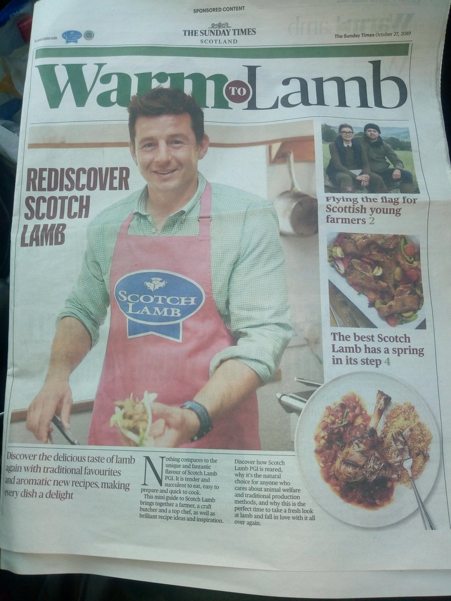 Well done The Sunday Times...some excellent reporting on an excellent Scottish product!