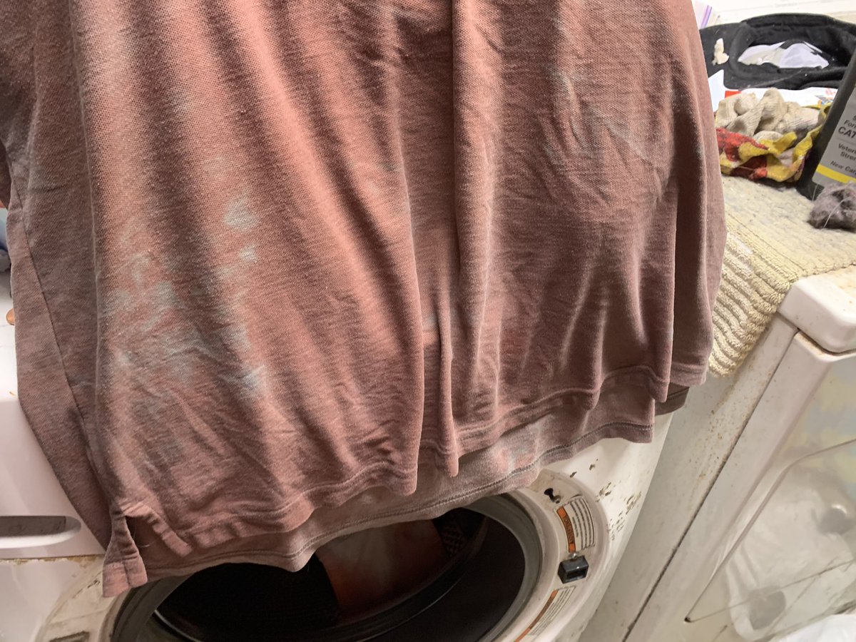 taylights_lover's tweet photo. This is my shirt after sitting front row for Evil Dead: The Musical.
I was washing fake blood off of my crotch. It soaked through my pants and underwear. That’s how much there was. It was crazy.
#evildeadsd https://t.co/zzX0Ce9HP6