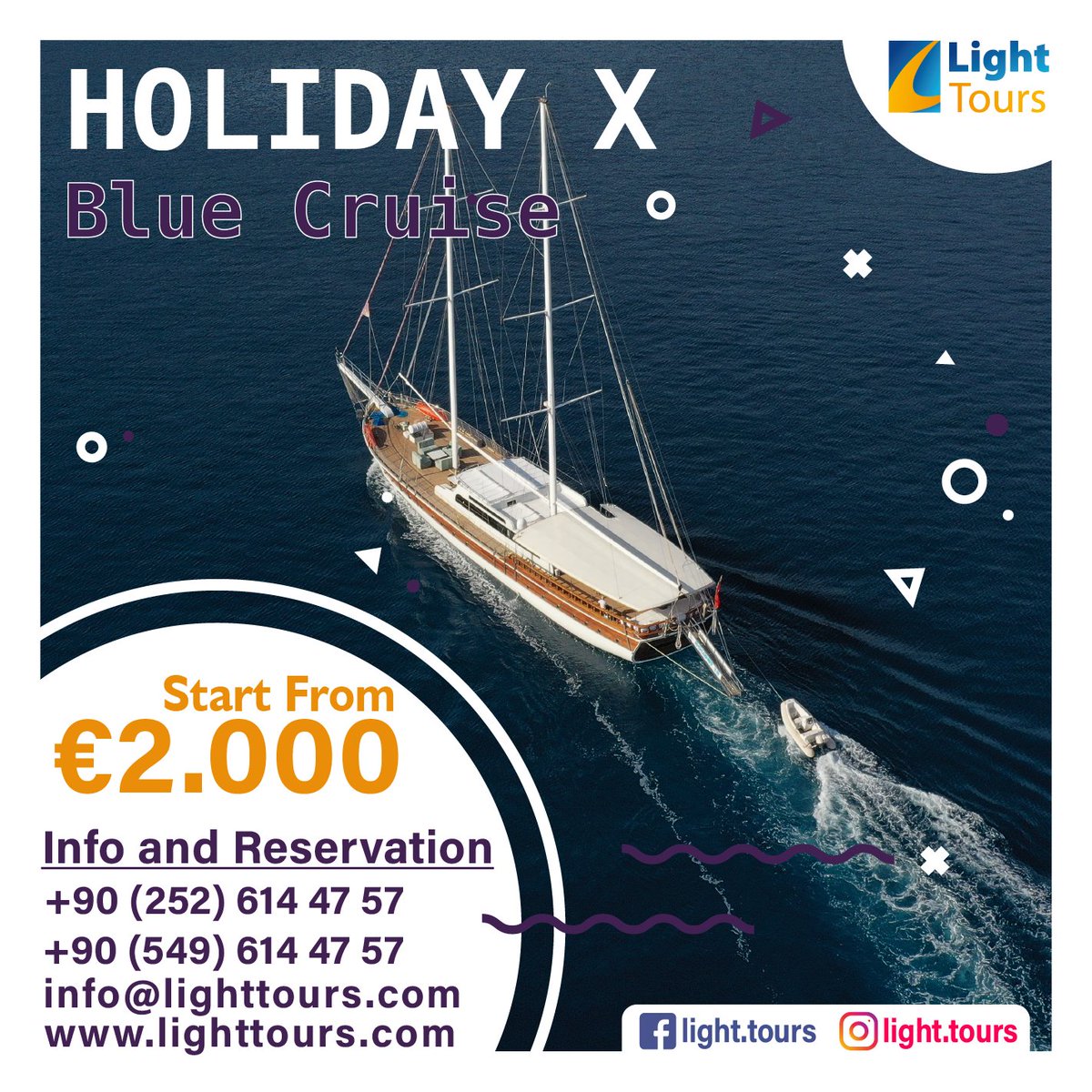 Blue Cruise tours, large selection and most Suitable campaigns with light tours. lighttours.com #yachting #yachtcharters #turkey #yachtcharterturkey #yachtchartergreece #sailingyachts #fethi̇ye #fethiyeyachting #oludeniz #bluelogoon #bluecruise #mavitur #marmaris #bodrum