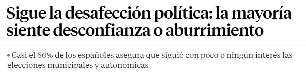 La mayoría de la población está muy preocupada por la situación actual pero, a la vez, siente desconfianza o aburrimiento por la política. 
En CLIP ya hemos elegido:
❎ Quejarnos/dar todo por perdido.
✅ Ponernos a trabajar/sumar/innovar.
¿Te apuntas? ciudadesclip.org