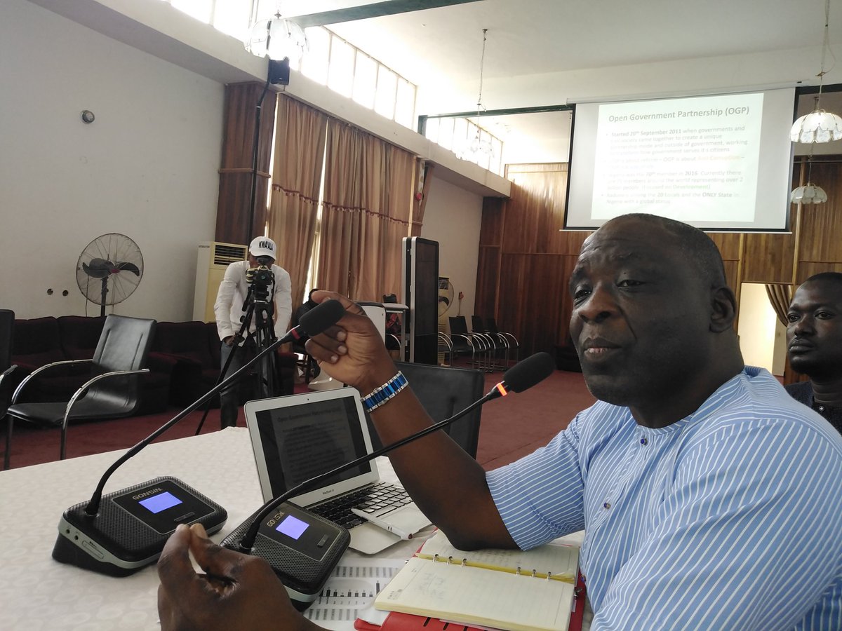 Followtaxes's tweet photo. A meeting to herness best ways to improve budget process in Kaduna state. @Followtaxes alongside other CSOs under the @ogpkaduna n @concernedcs today visited d @KDStateHA 2 discuss #CommunityDevelopmentCharter and how to participate in the upcoming budget hearing. #EngageKaduna https://t.co/LnYo151IBu