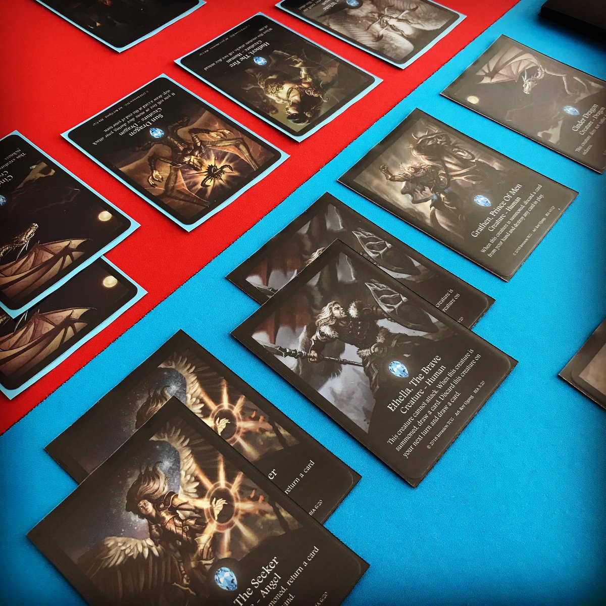 InvasionTCG's tweet photo. Lots of fun matches yesterday at Phoenix Games in Stourbridge (UK) 🎲🐉 #tradingcards #tradingcardgame #tabletopgame #tabletopgaming https://t.co/5FafuNgbNf