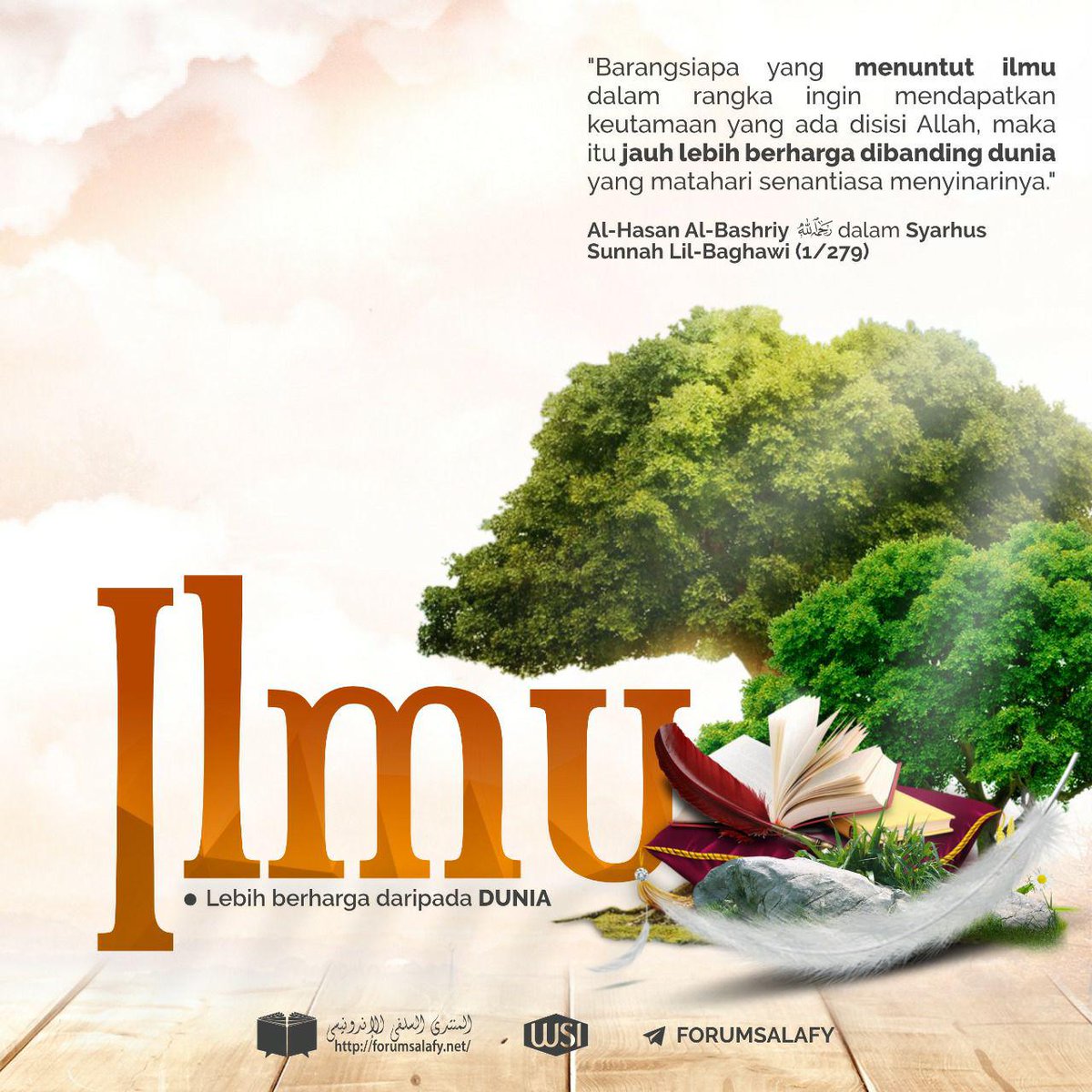 #GAMBAR_FAWAID
#Ilmu Lebih Berharga dari #Dunia