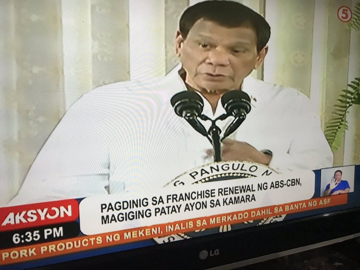 heyralphhey's tweet photo. Rest in peace, @ABSCBN. 
My condolences. https://t.co/RNVuI6Zgwx