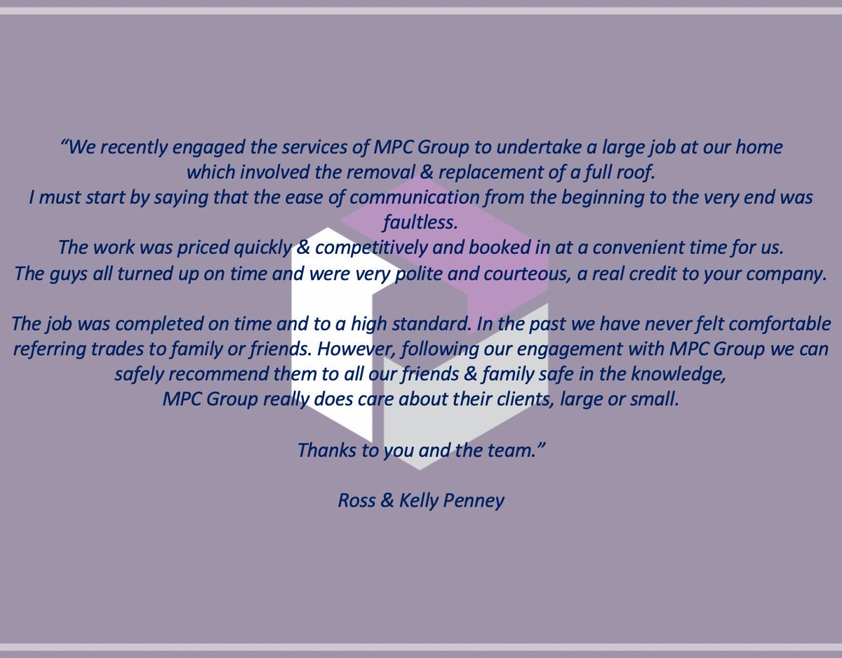 There’s nothing better than starting your week on a positive note with some great feedback from a happy client.  #MondayMotivation