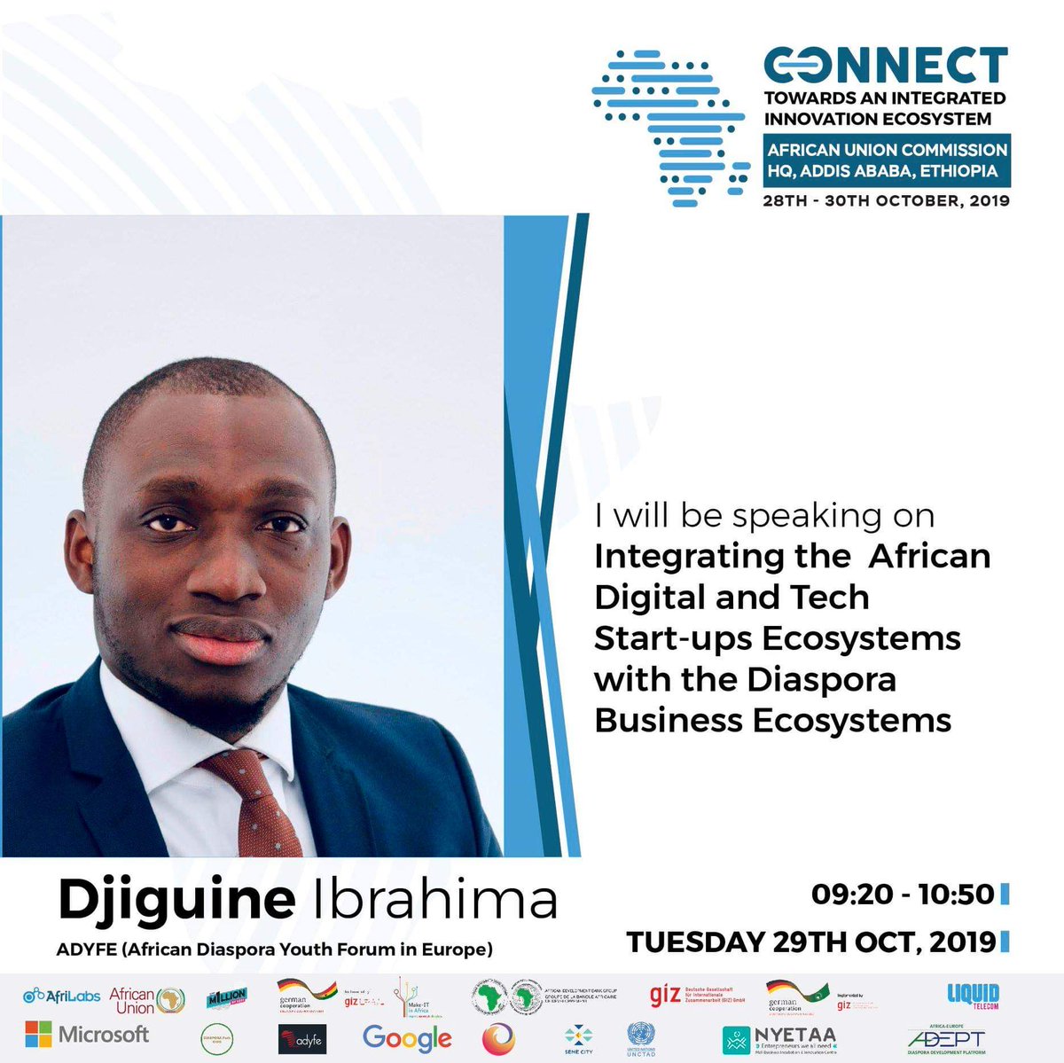 forum_ADYFE's tweet photo. @AfriLabs annual gathering is a space for innovation, opportunity to make and meet new or old partners. There, we are bringing the Diaspora perspective, potential and showcase the knowledge and know how of our members. #synergies #Buildingridges #AALAB https://t.co/bnUBZkdD7u