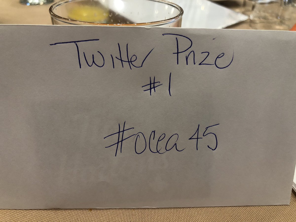 OCEA_AECO's tweet photo. 🥇@NicoleDolabaill YOU are our first #ocea45 Twitter WINNER! 🎁 https://t.co/yxucuYQe3B