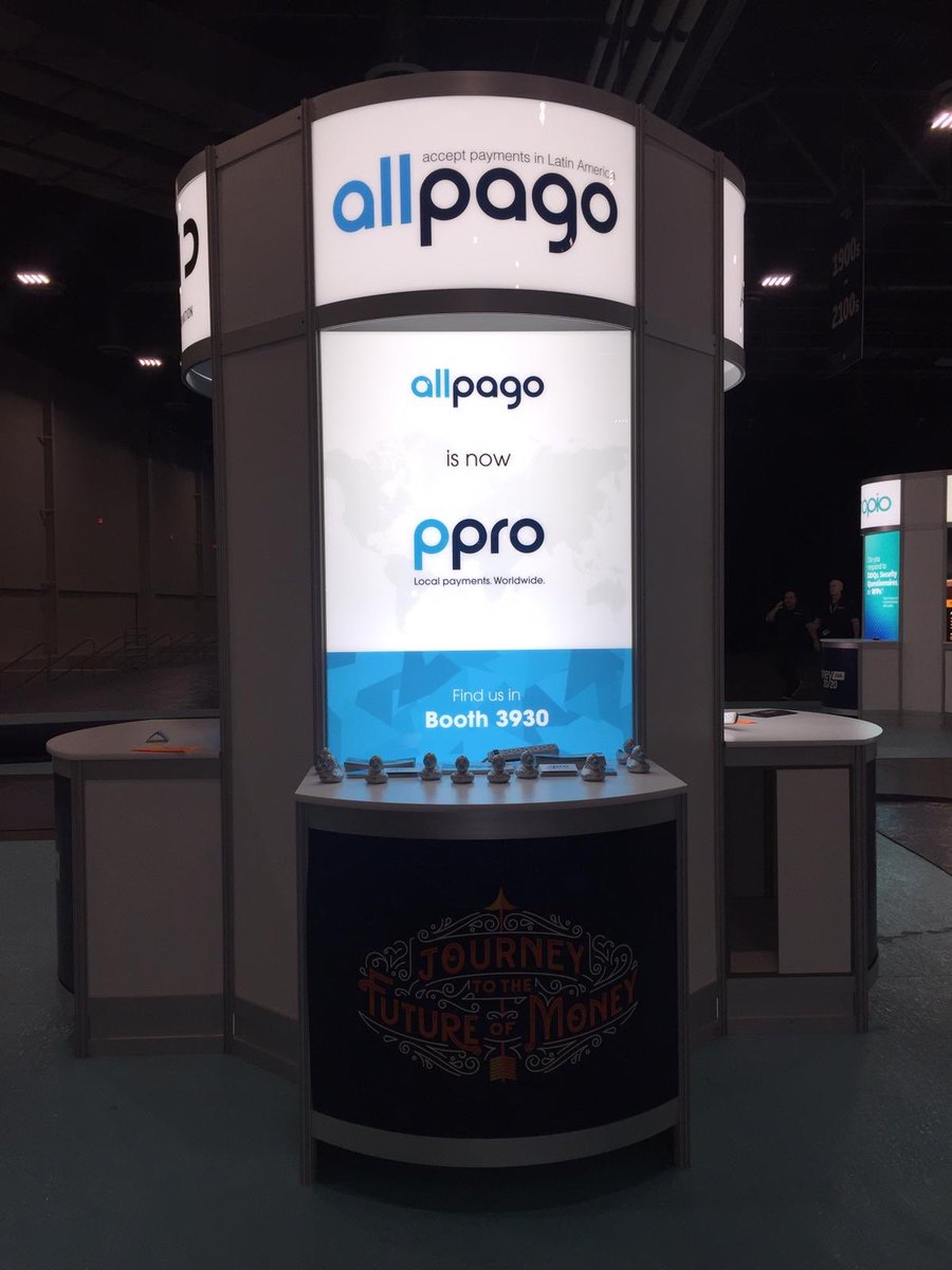 PPRO_Payments's tweet photo. Getting ready for the first day at our new booth @money2020! Come find us at booth 3930 to learn about our new #localpayment methods, markets, and services! #m2020usa #meetppro #events https://t.co/1wnQJGFCCz