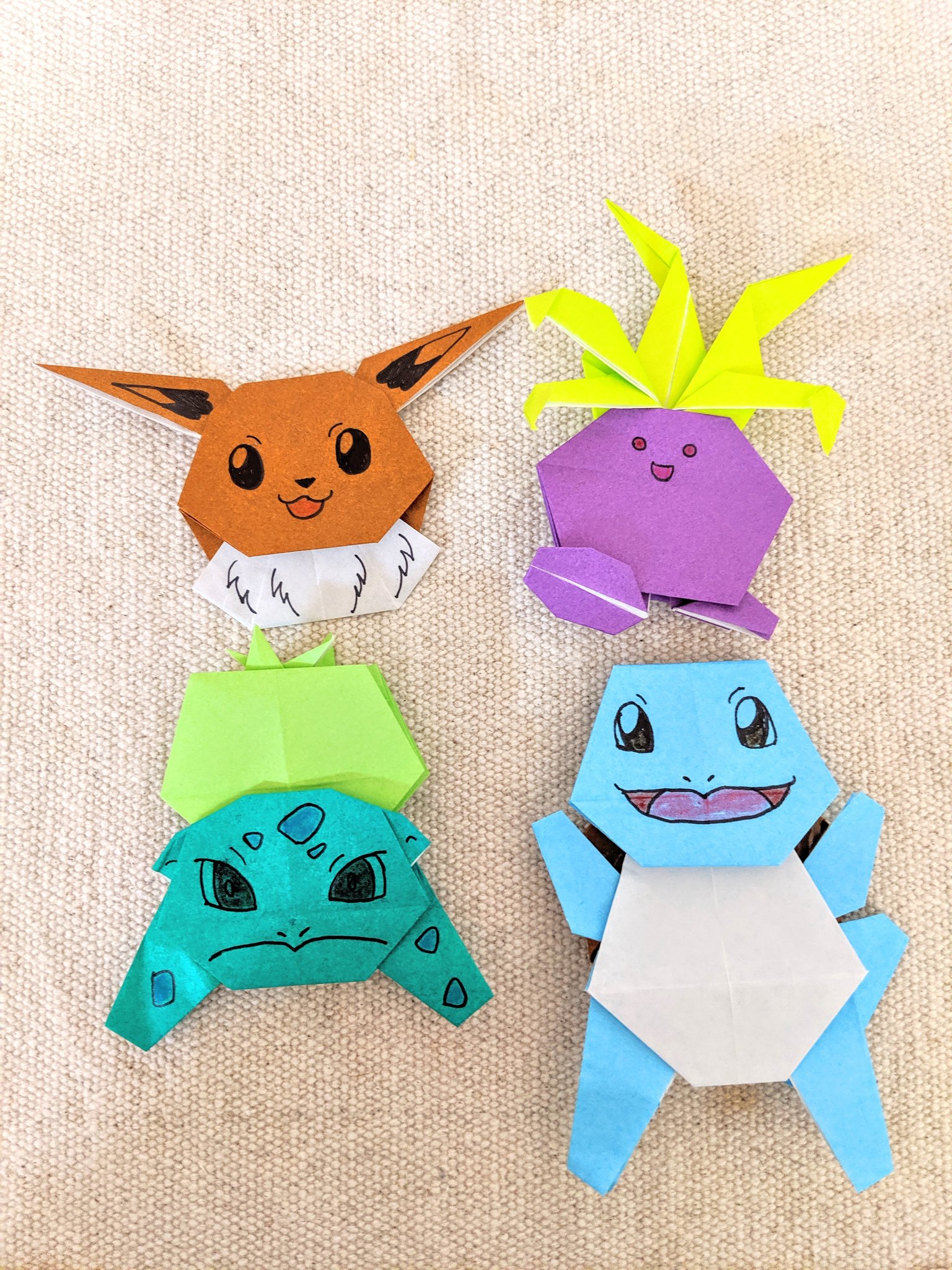 טוויטר Maki Ats בטוויטר 折り紙で作るポケモン達 ゼニガメ 甲羅も背負ってるよ ナゾノクサもなんかツボ そろそろ1年です 100体作ったら 復活しますか なら作りますね T Co Qizr3mk5vs