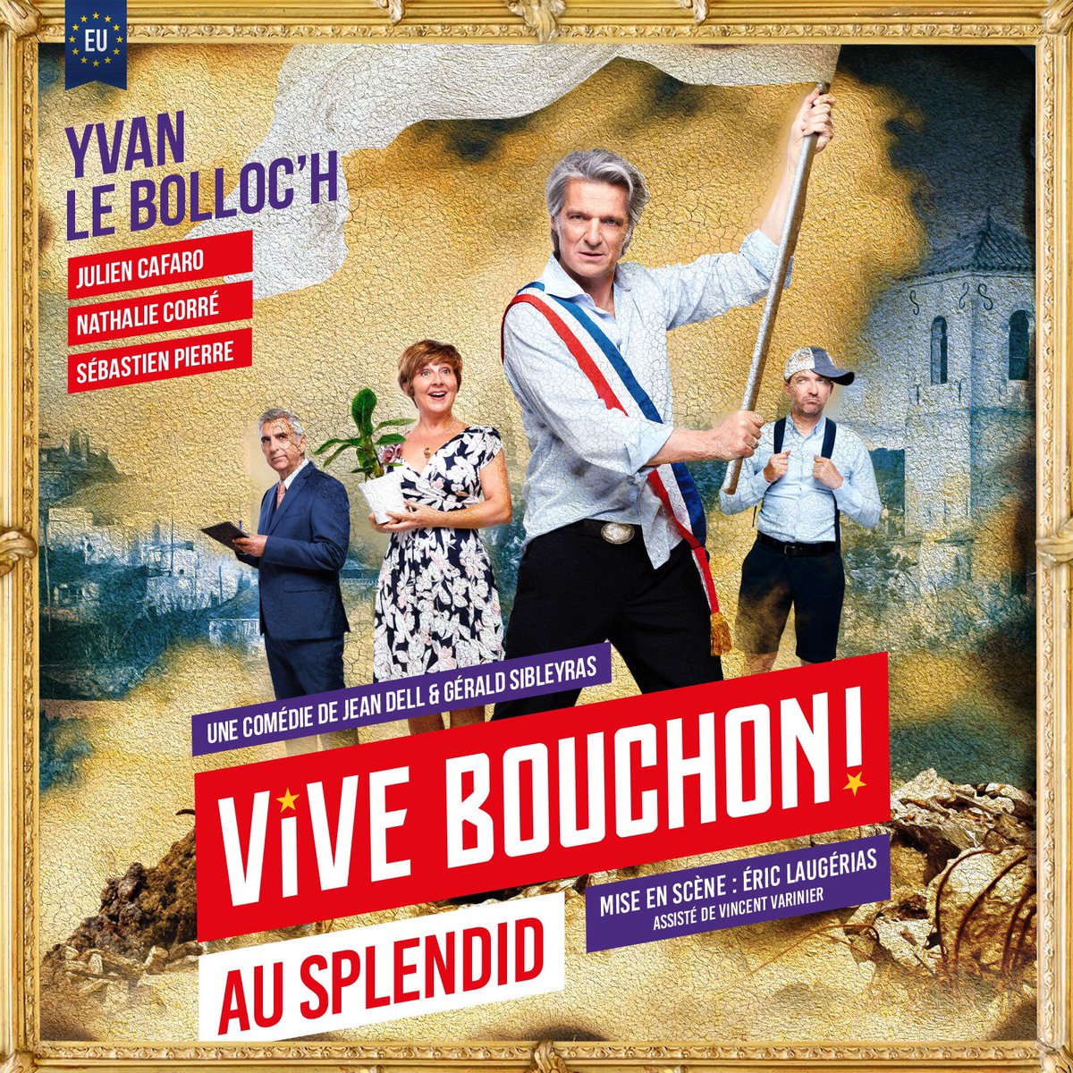 Dernière le 2 novembre pour « Vive Bouchon ! », 4 comédiens formidables, <a href="/YLeBolloch/">Yvan Le Bolloc'h</a> <a href="/nathaliecorre/">nathalie corré</a> Sébastien Pierre Julien Cafaro alors venez, sinon vous allez regretter, vous en vouloir tout ça, ce serait bêta
