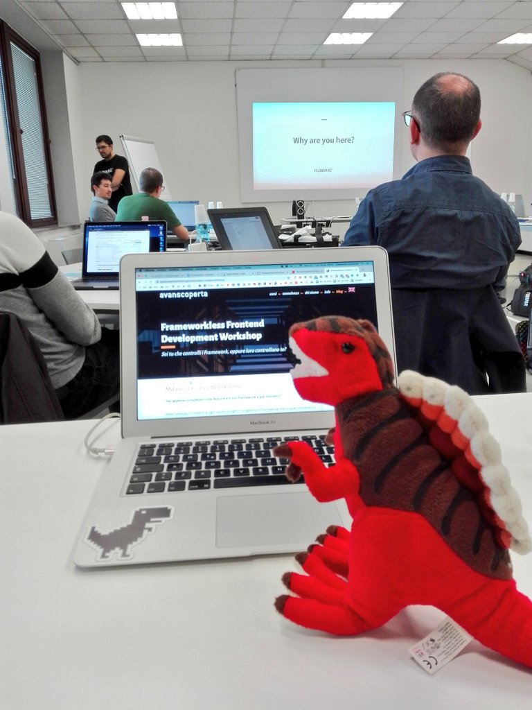 avanscoperta's tweet image. Cos&apos;è un Framework? Come sceglierlo in base al progetto da sviluppare? E come essere meno dipendente da un Framework? @TheStrazz86 ci guiderà in un viaggio alla scoperta dell&apos;approccio  #Frameworkless [28 - 29.10.19]
#wearelearners